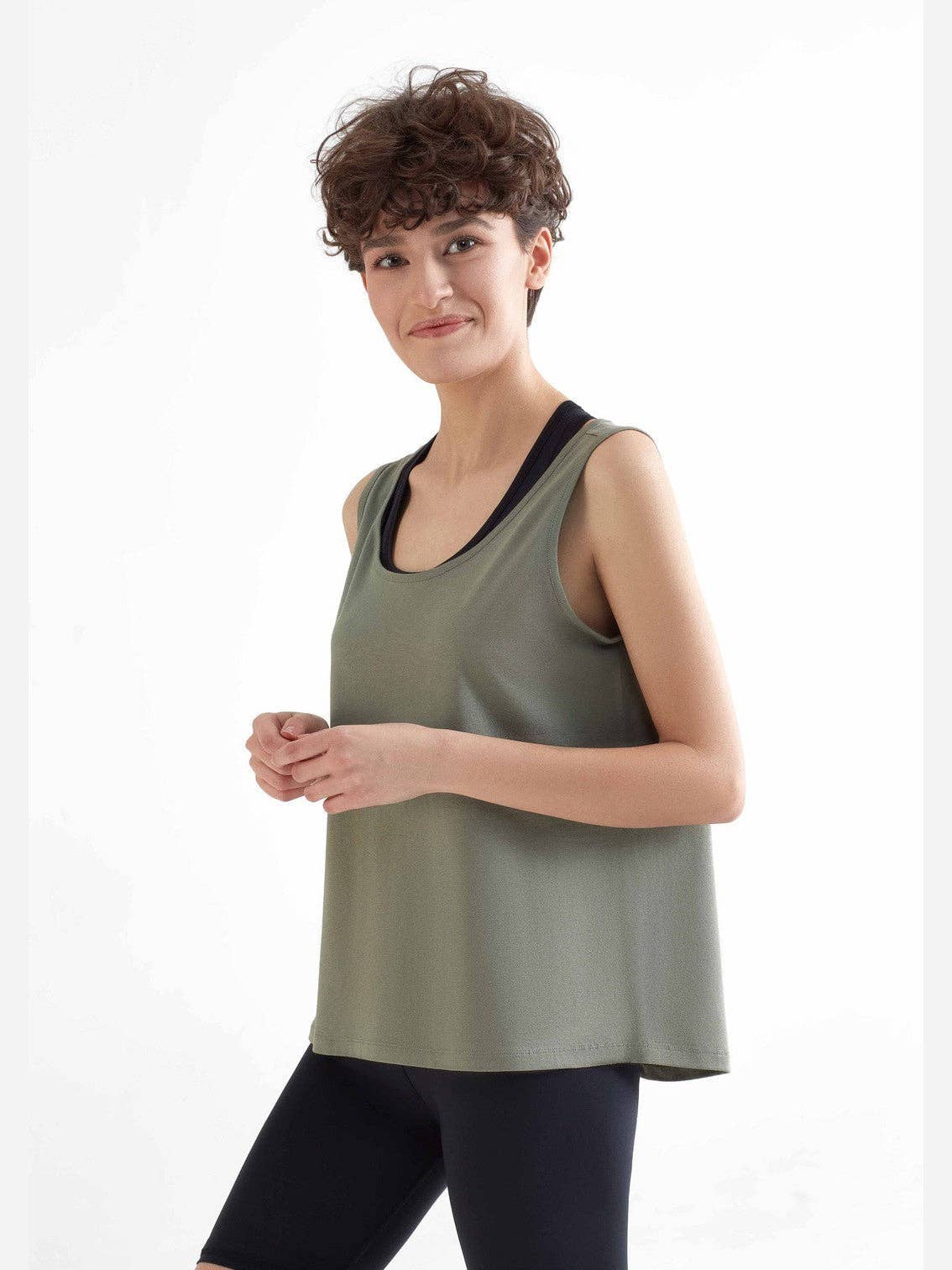 Womens Tencel Active Vest Top