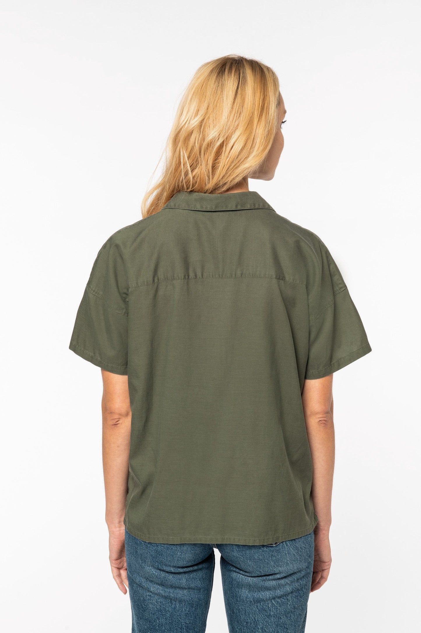 Womens Tencel Oversized Shirt