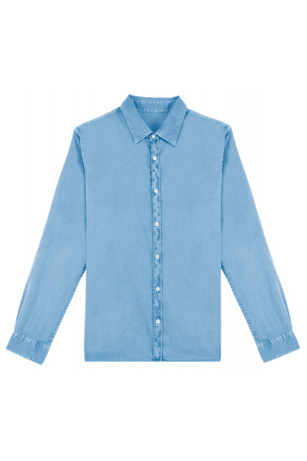 Mens Organic Washed Long Sleeve Shirt