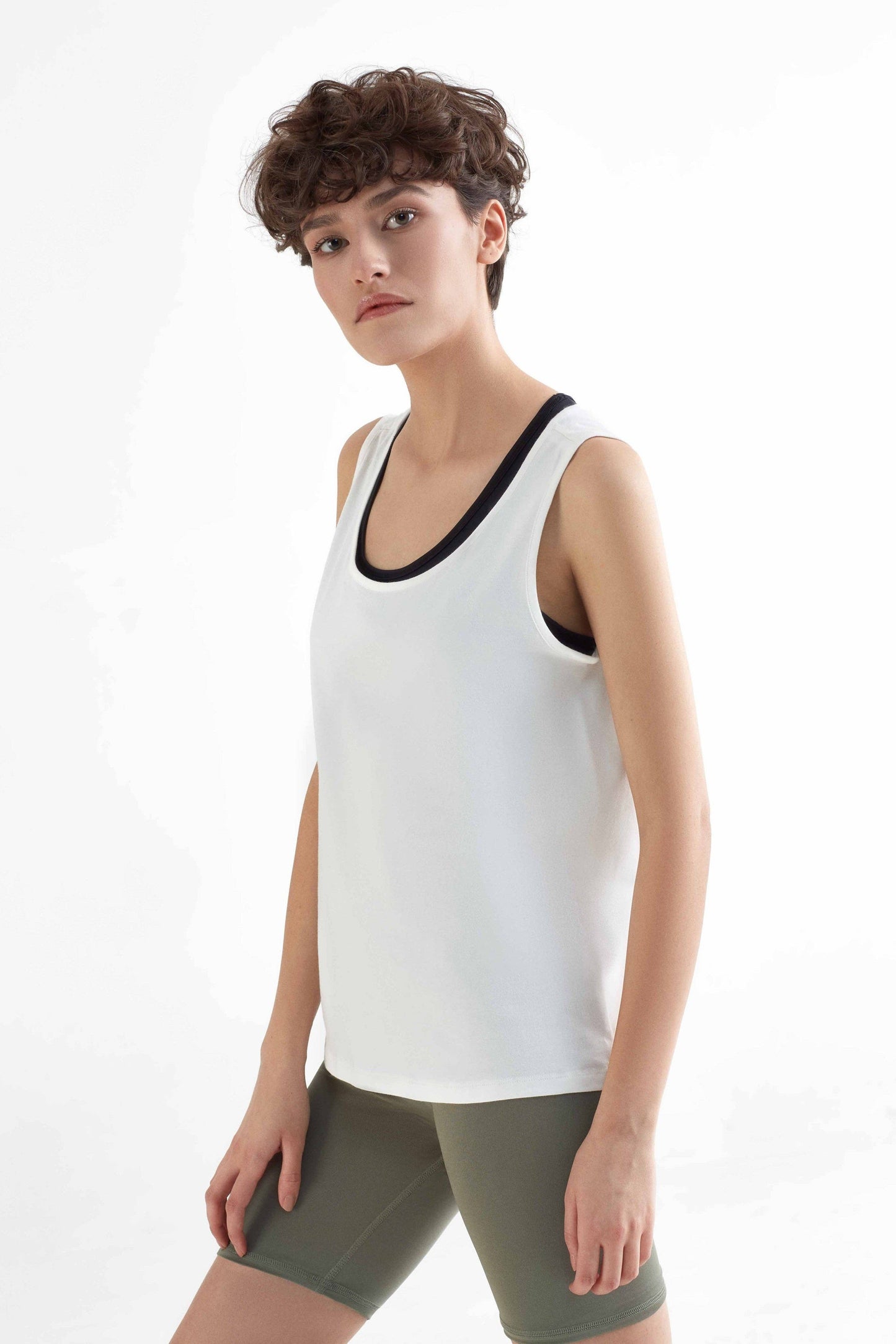 Womens Tencel Active Vest Top