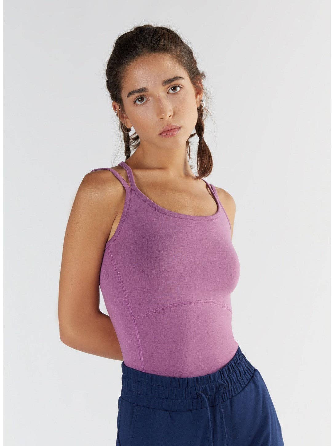 Womens Modal Spaghetti Strap Top