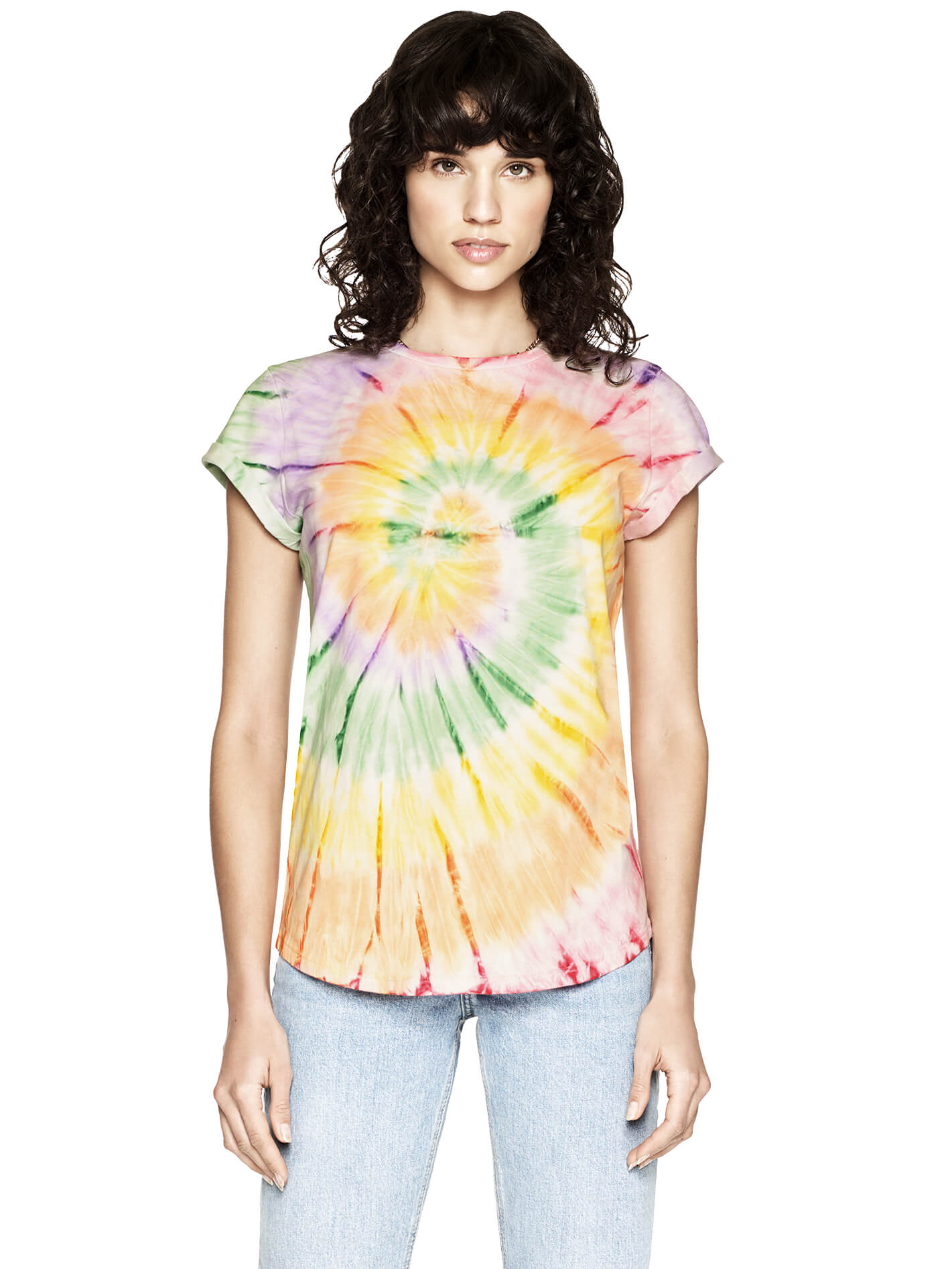 Womens Organic Rolled Sleeve T-shirt