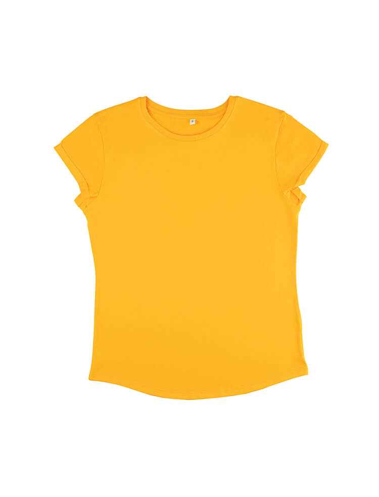 Womens Organic Rolled Sleeve T-shirt