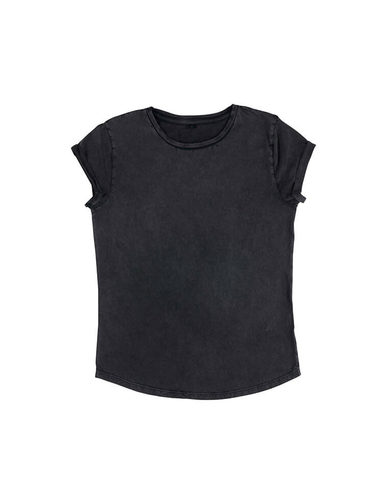 Womens Organic Rolled Sleeve T-shirt