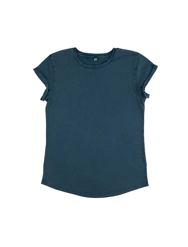 Womens Organic Rolled Sleeve T-shirt