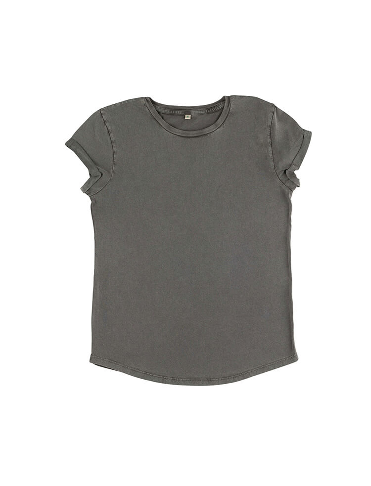 Womens Organic Rolled Sleeve T-shirt