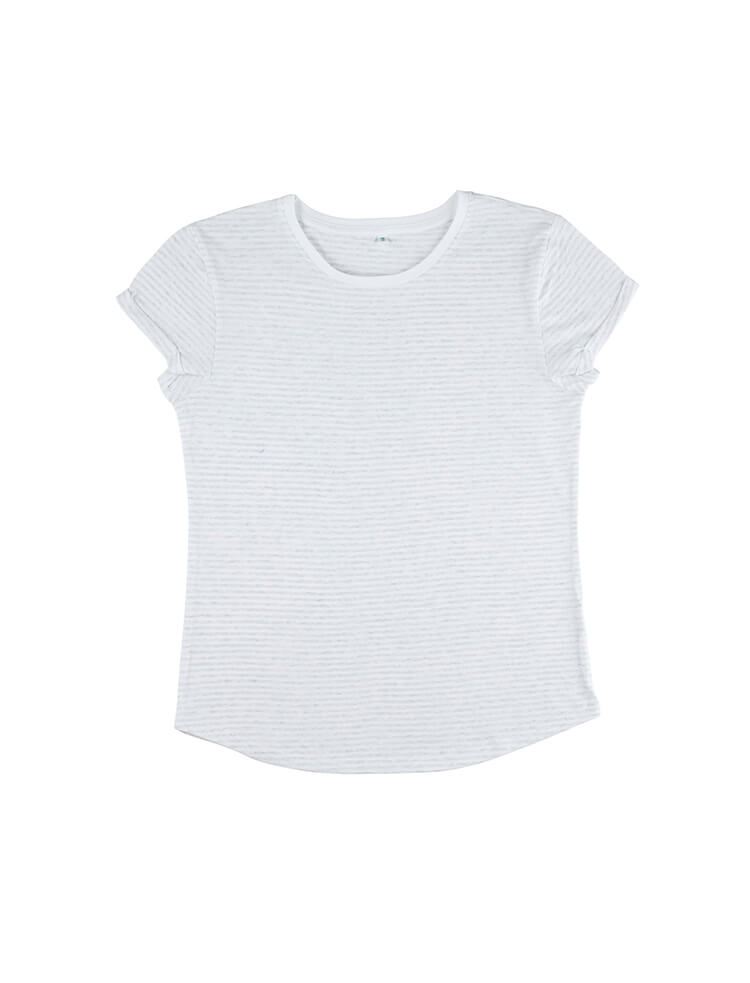 Womens Organic Rolled Sleeve T-shirt