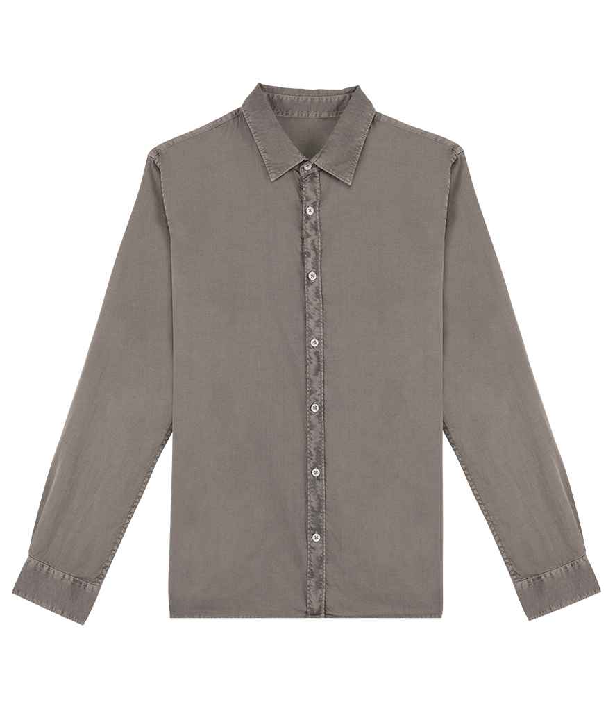 Mens Organic Washed Long Sleeve Shirt