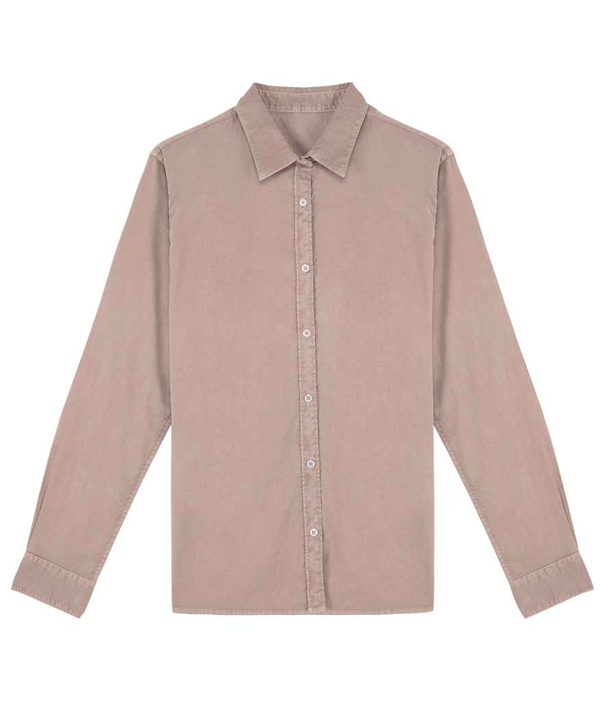 Mens Organic Washed Long Sleeve Shirt