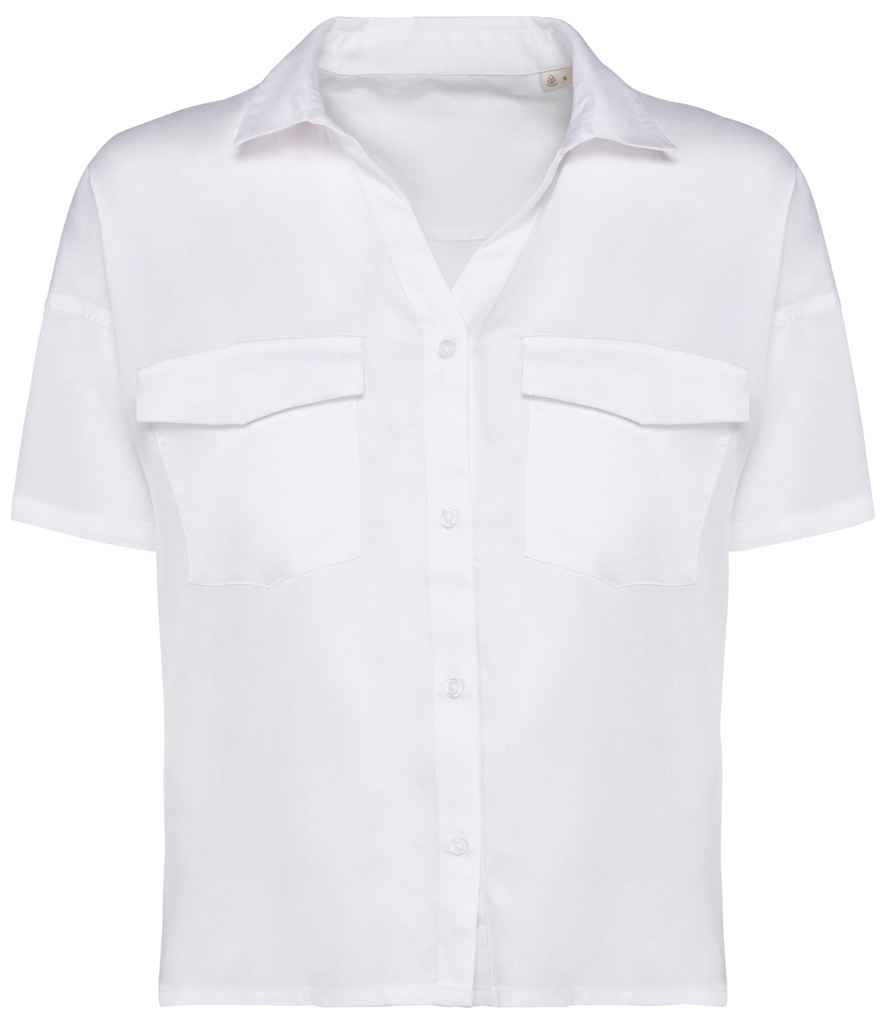 Womens Tencel Oversized Shirt