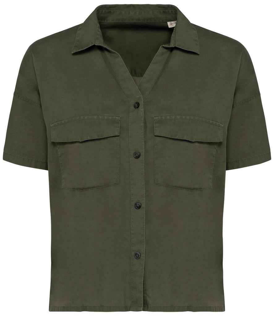 Womens Tencel Oversized Shirt