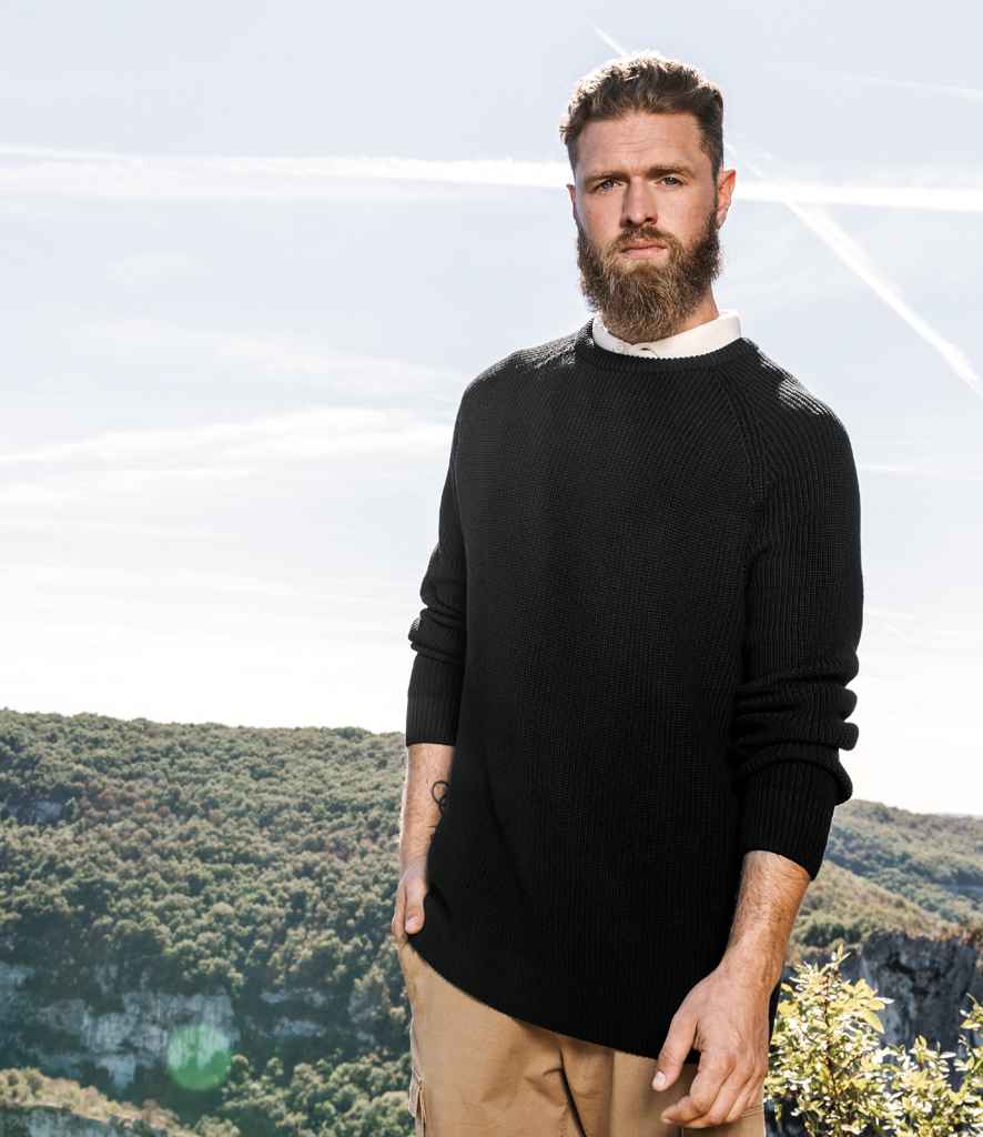 Mens Organic Chunky Knit Sweatshirt