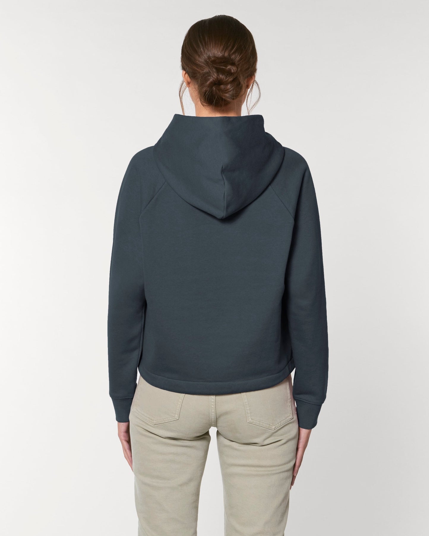 Womens Organic Cropped Hoodie