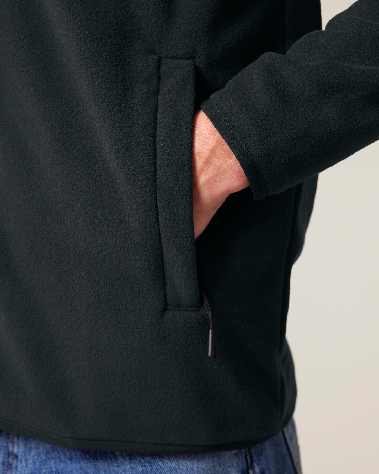 Mens Recycled Polyester Fleece Jacket