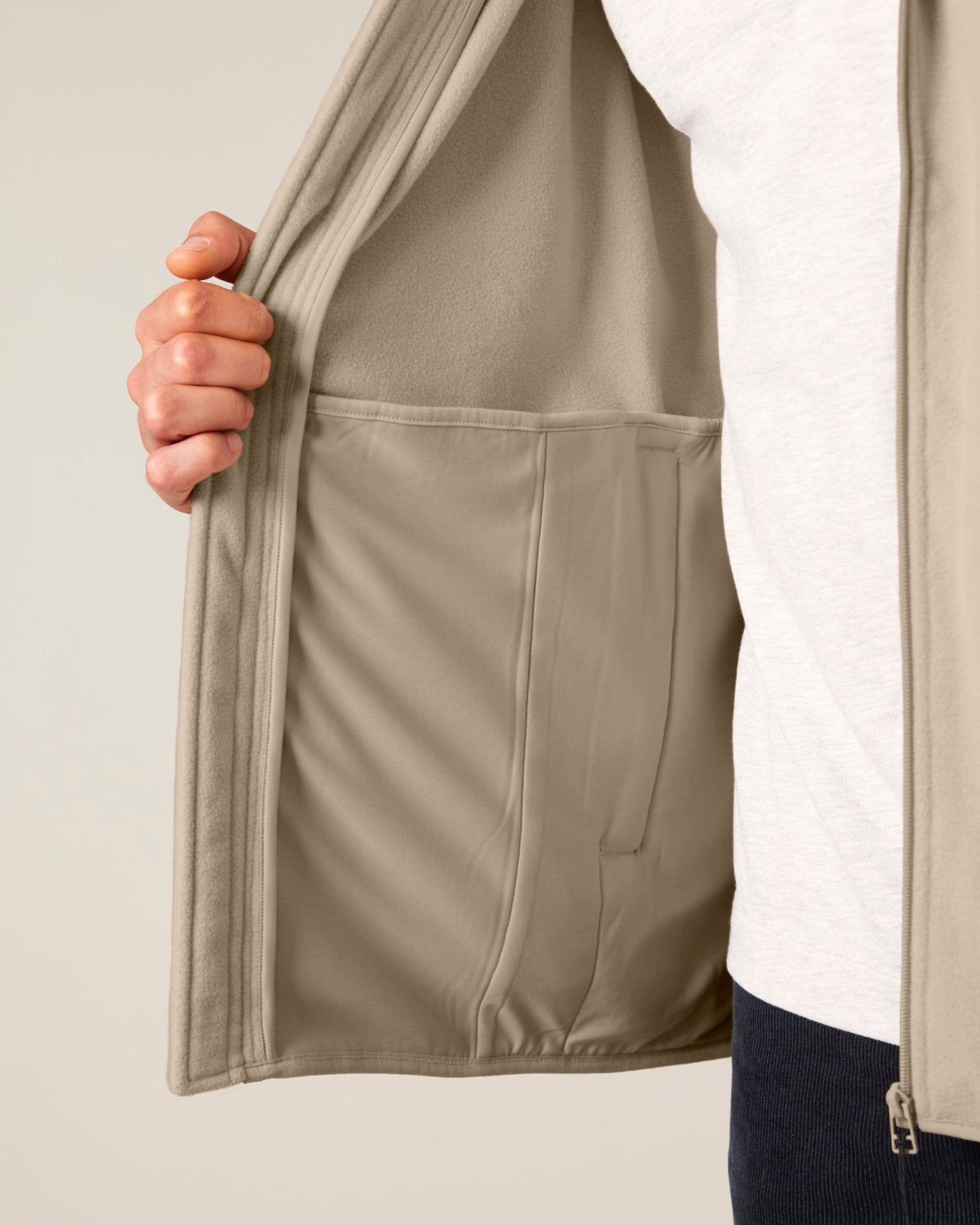 Mens Recycled Polyester Fleece Jacket
