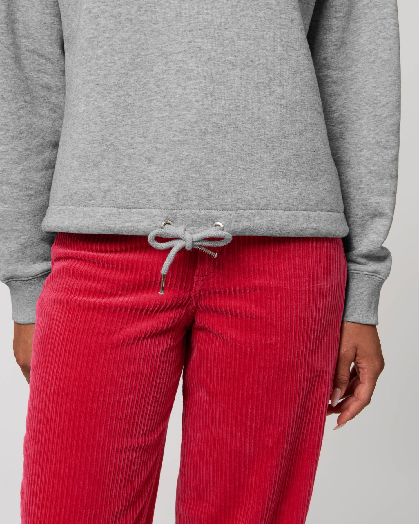 Womens Organic Cropped Hoodie