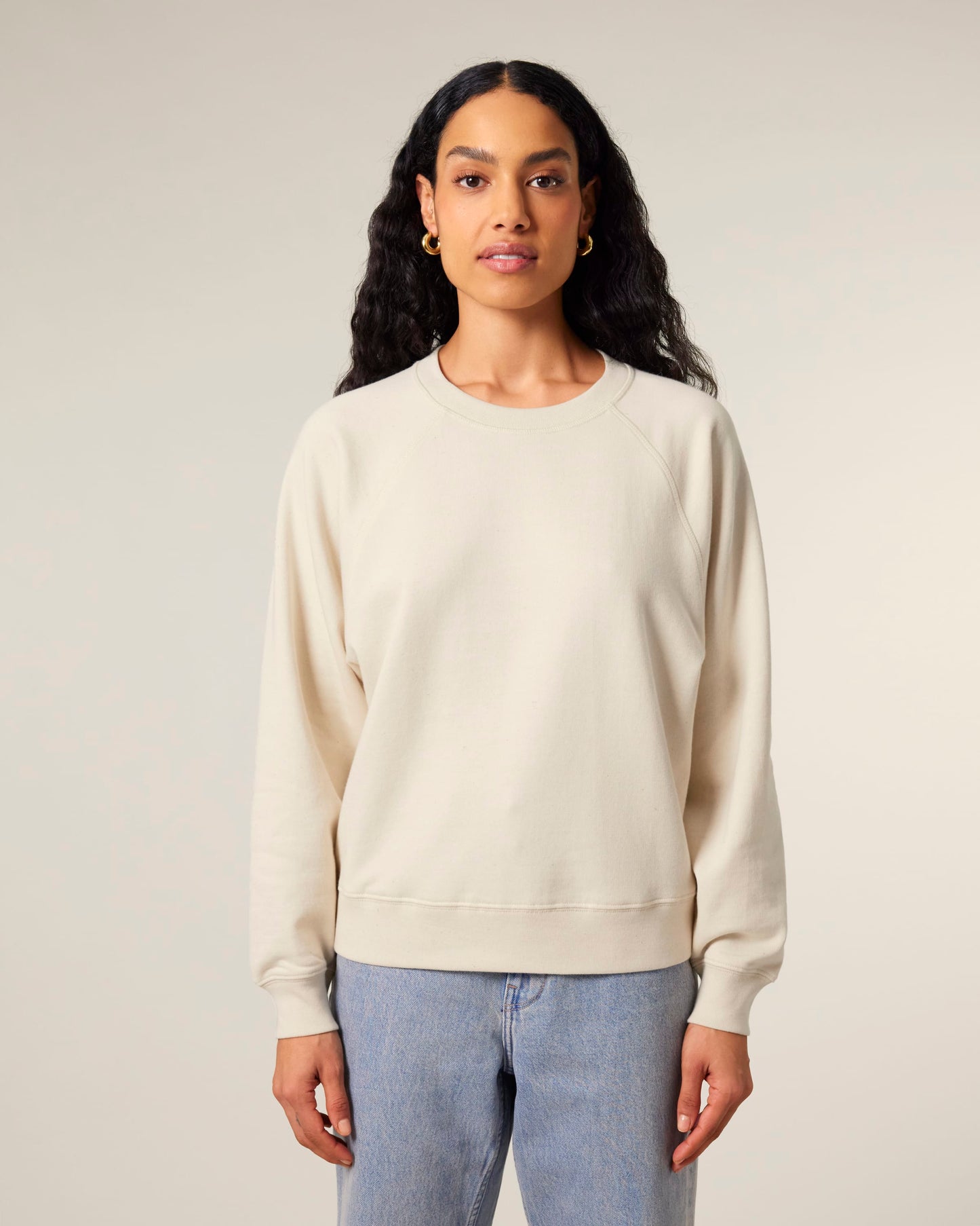 Womens Organic Raglan Sweatshirt