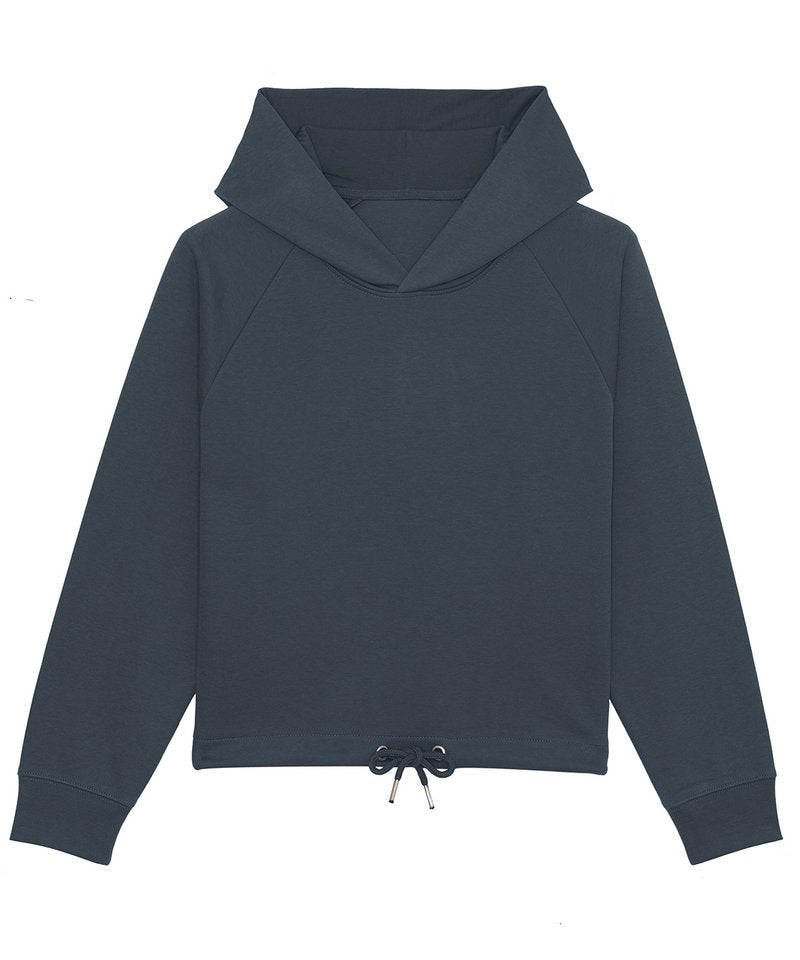 Womens Organic Cropped Hoodie