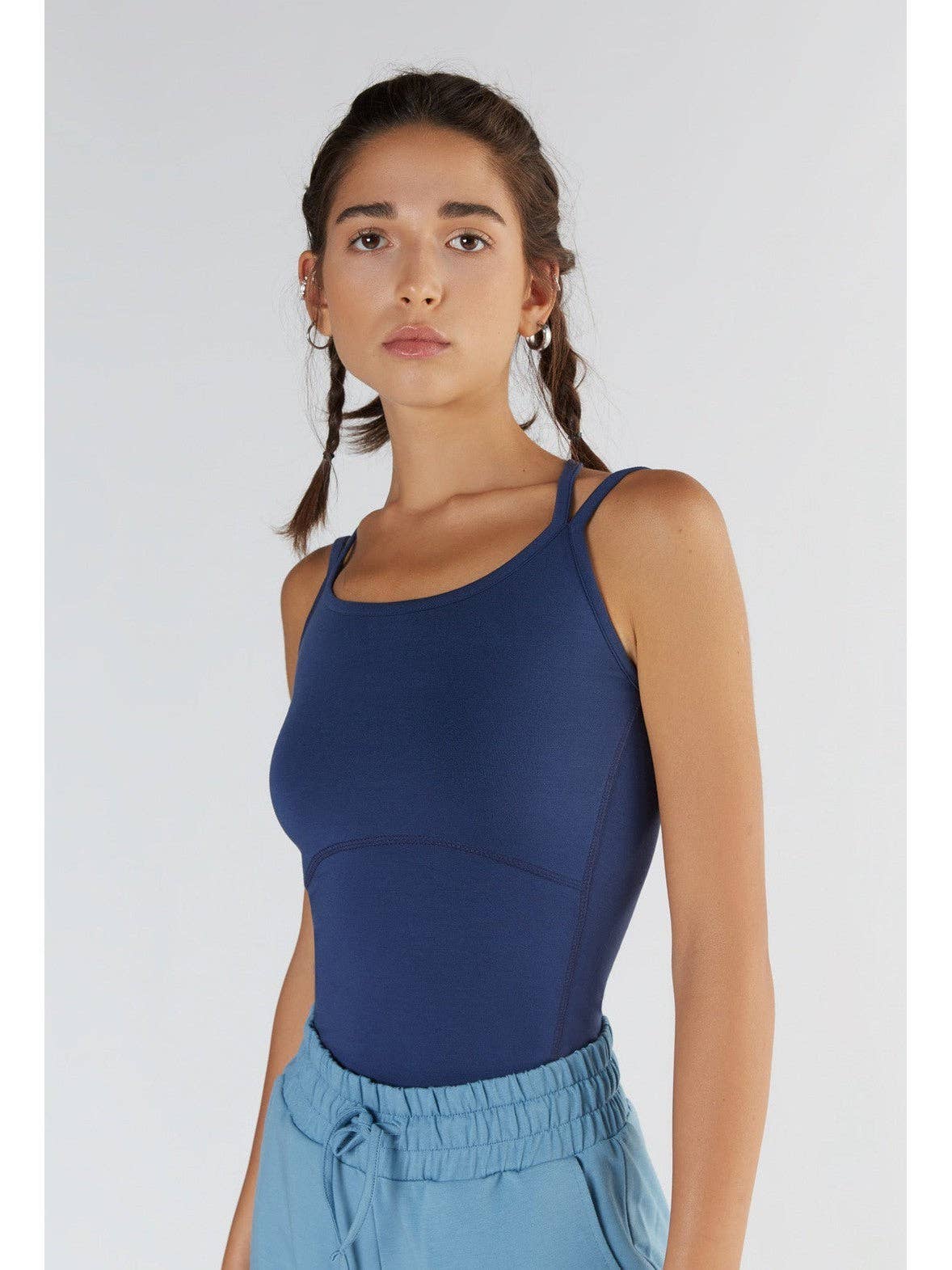 Womens Modal Spaghetti Strap Top