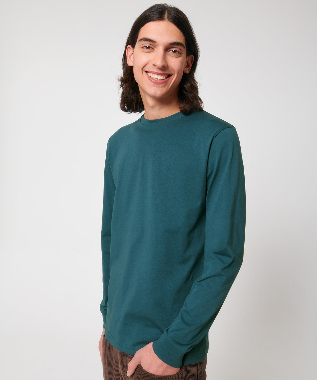 Mens Organic Heavyweight Long Sleeve T-shirt