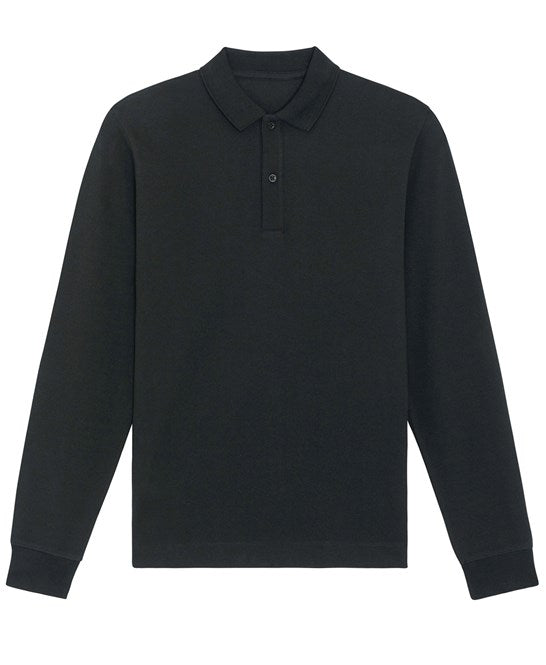 Mens Organic Long Sleeve Polo