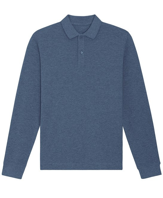 Mens Organic Long Sleeve Polo