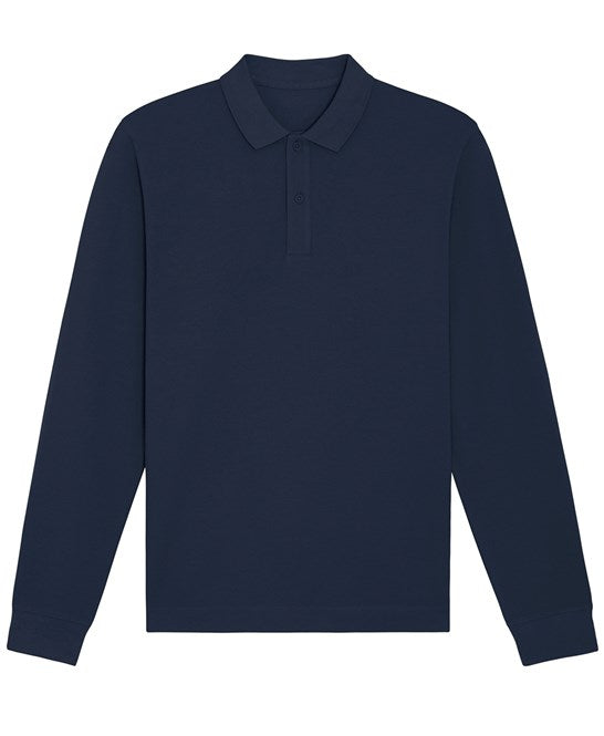 Mens Organic Long Sleeve Polo
