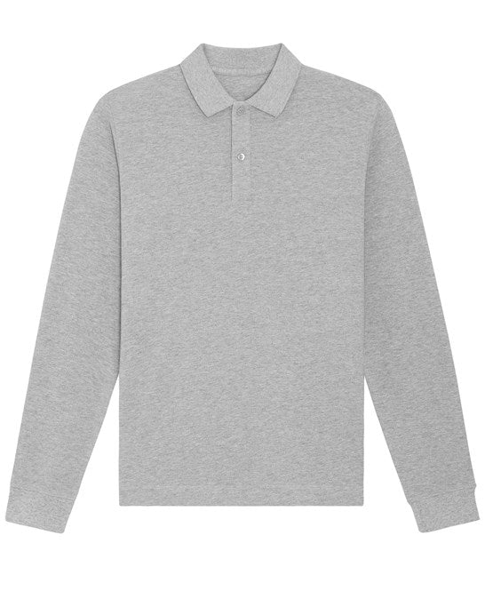 Mens Organic Long Sleeve Polo