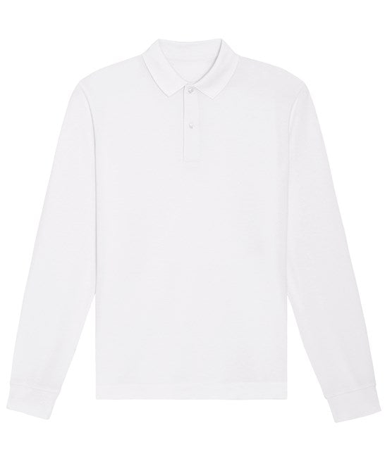 Mens Organic Long Sleeve Polo
