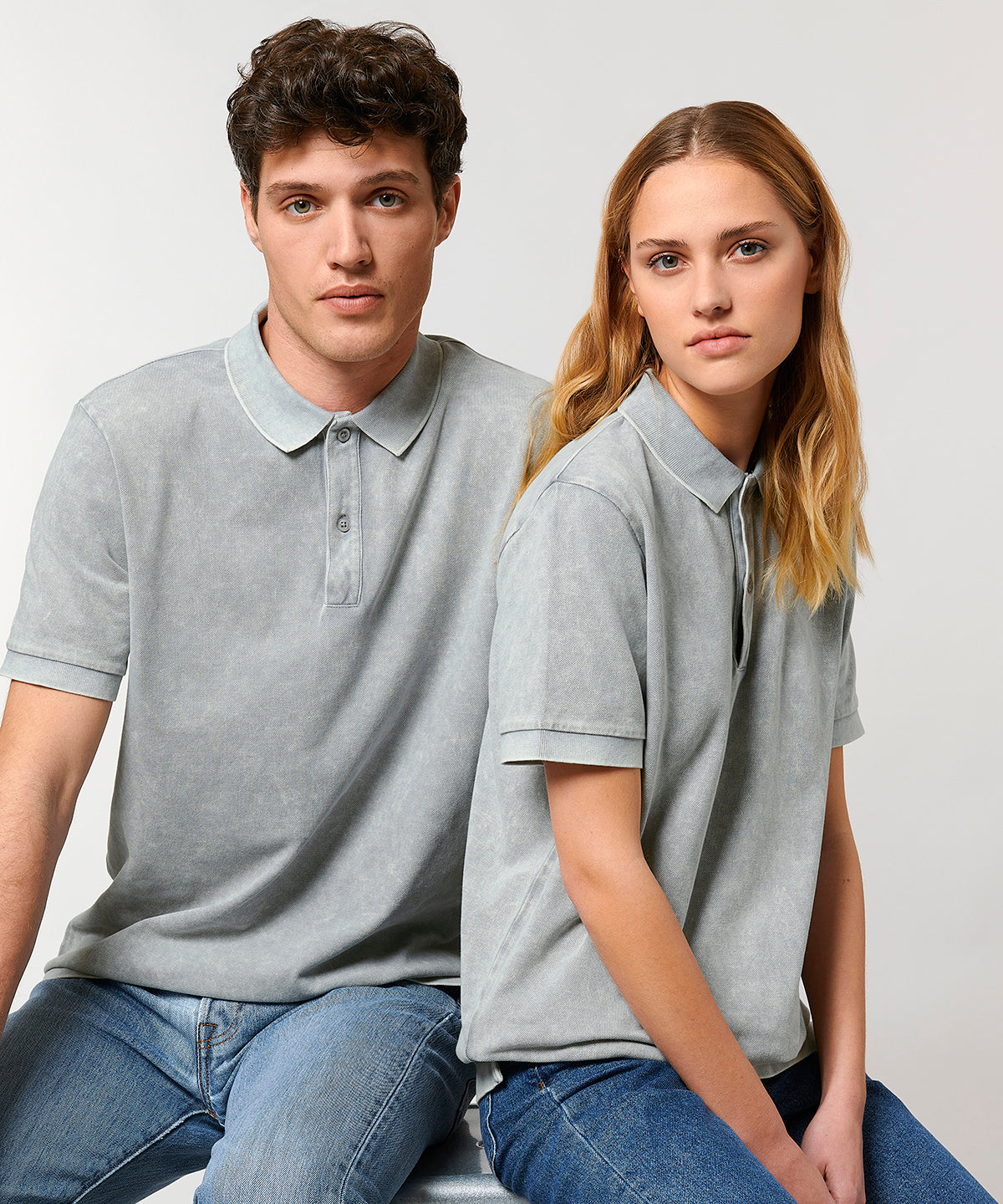 Mens Organic Vintage Polo Shirt