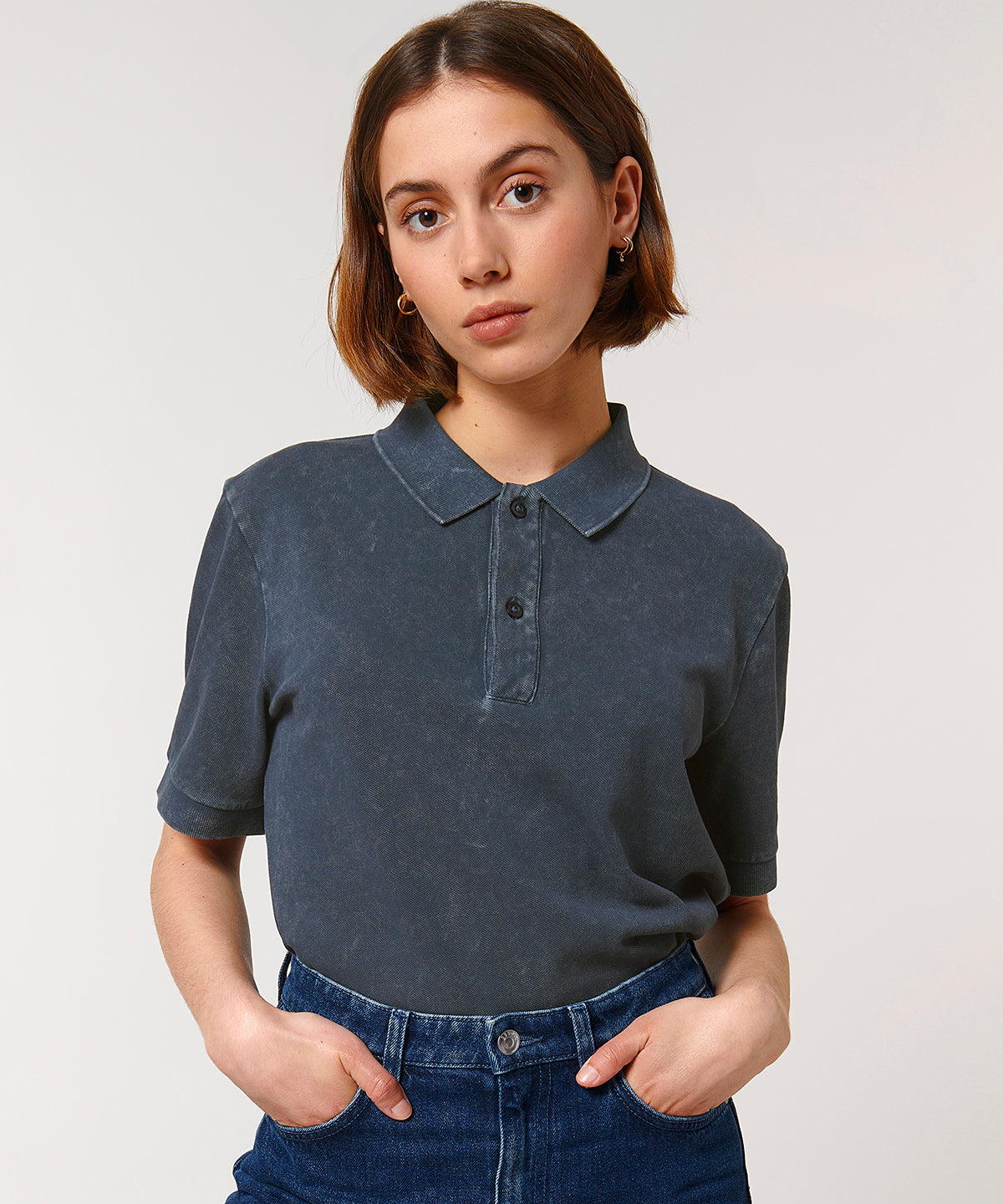 Mens Organic Vintage Polo Shirt