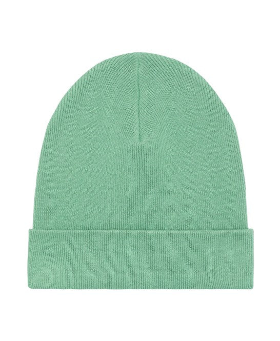 Rib Beanie: Organic and Recycled