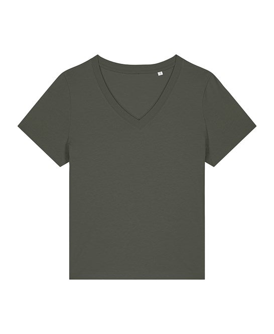 Womens Organic V-neck T-shirt