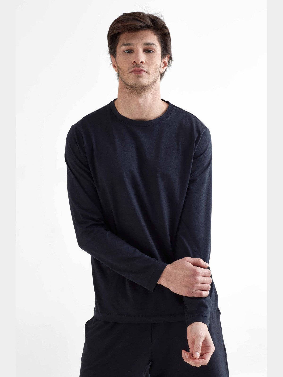 Mens Organic Active Long Sleeve T-shirt