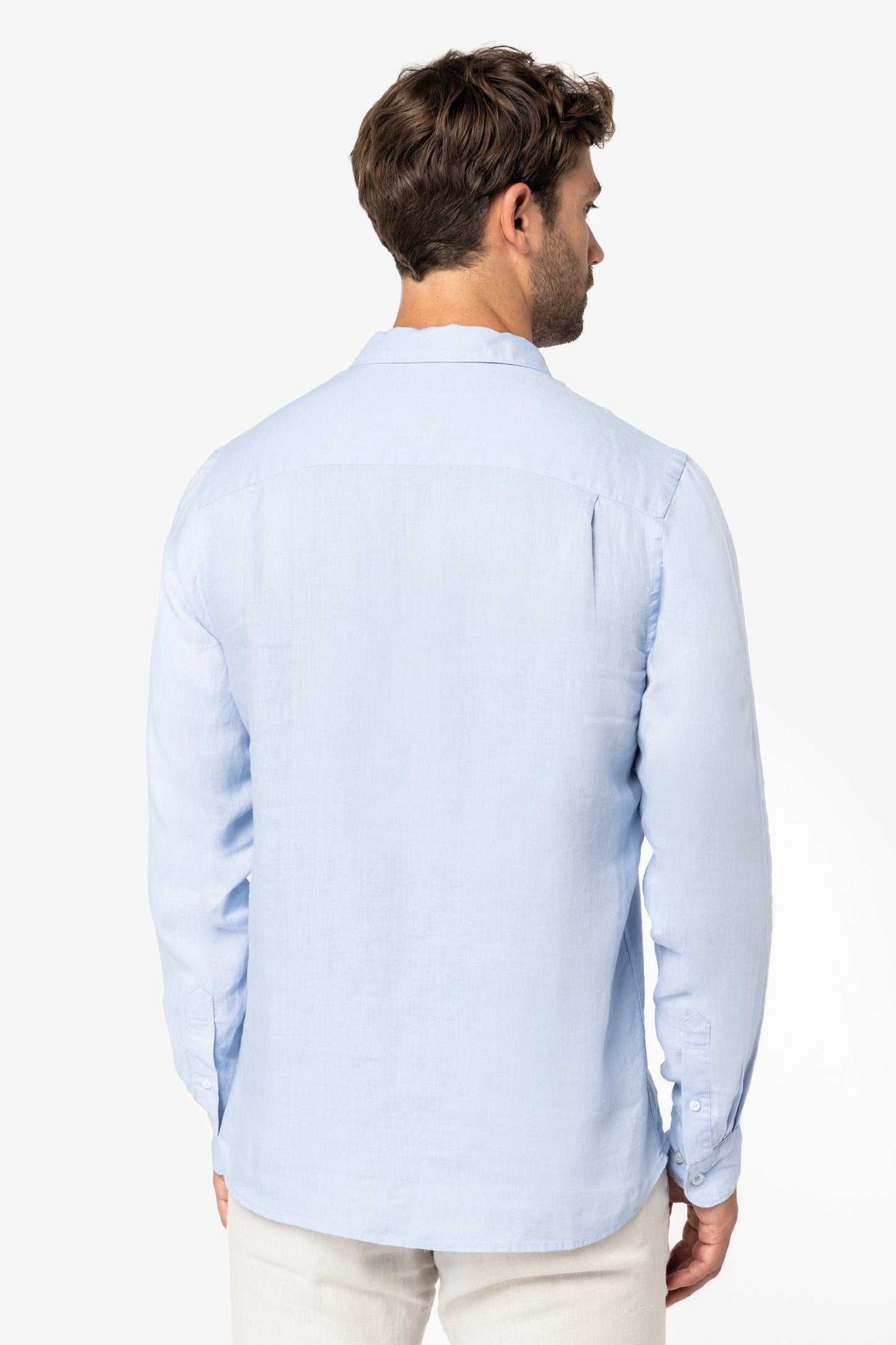 Mens Linen Long Sleeve Shirt