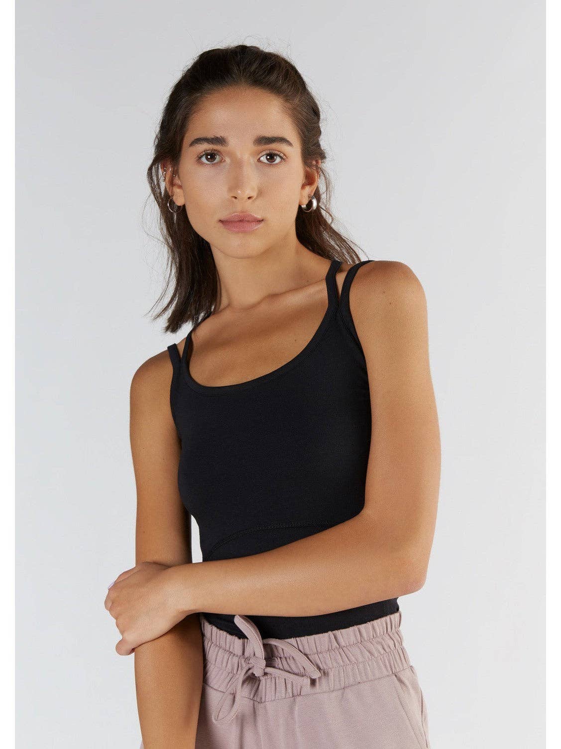 Womens Modal Spaghetti Strap Top