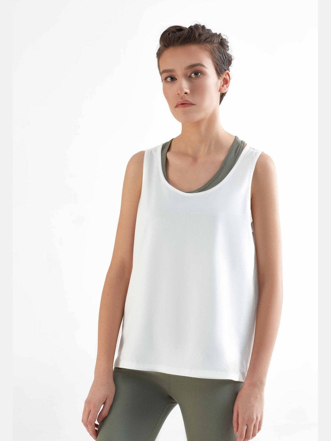 Womens Tencel Active Vest Top