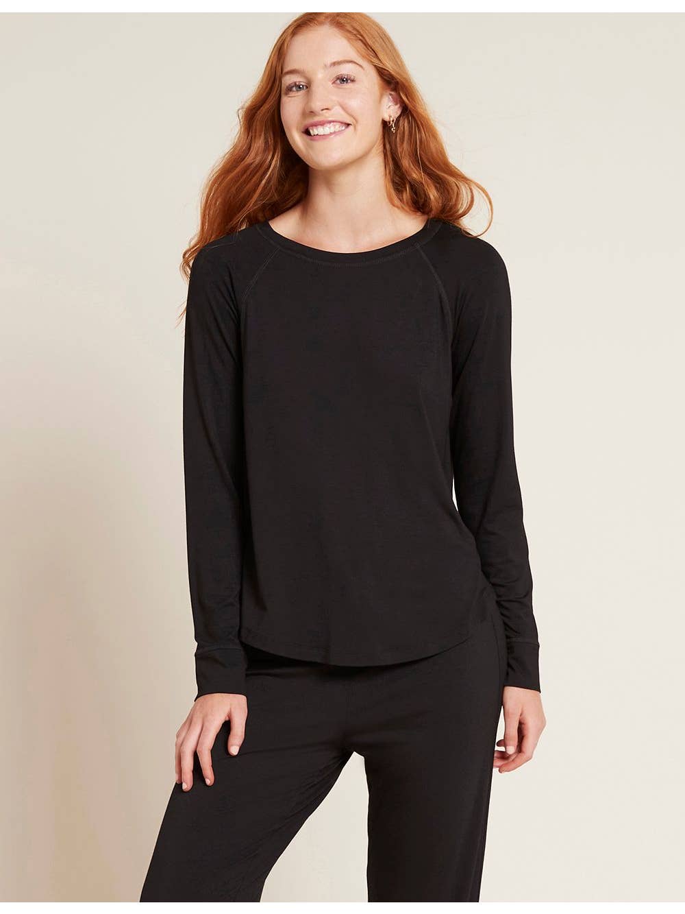 Organic Bamboo Raglan Sleep Top: Womens
