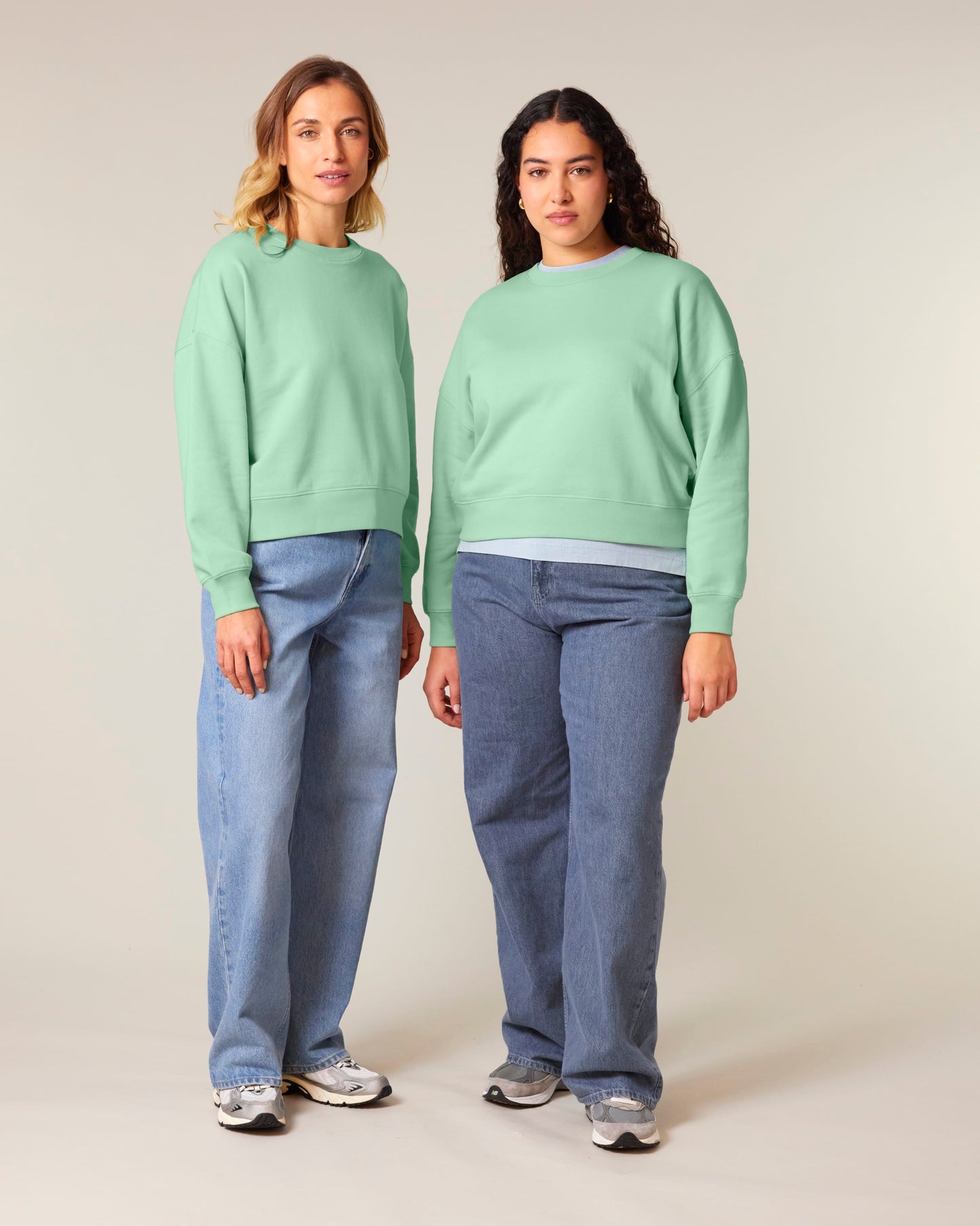 Womens Organic Dropped Shoulder Sweatshirt