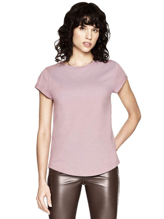 Womens Organic Rolled Sleeve T-shirt