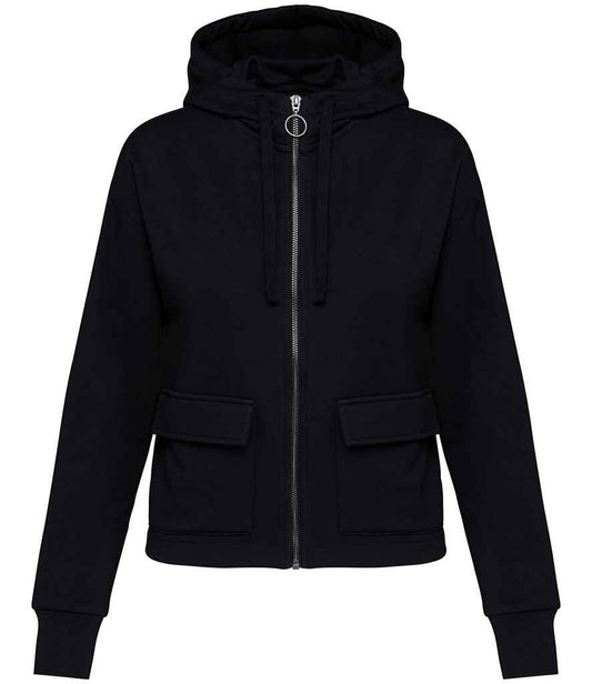 Womens Organic Full Zip Hooded Sweatshirt