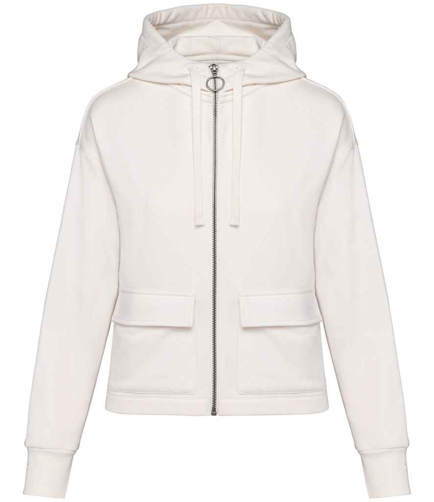 Womens Organic Full Zip Hooded Sweatshirt