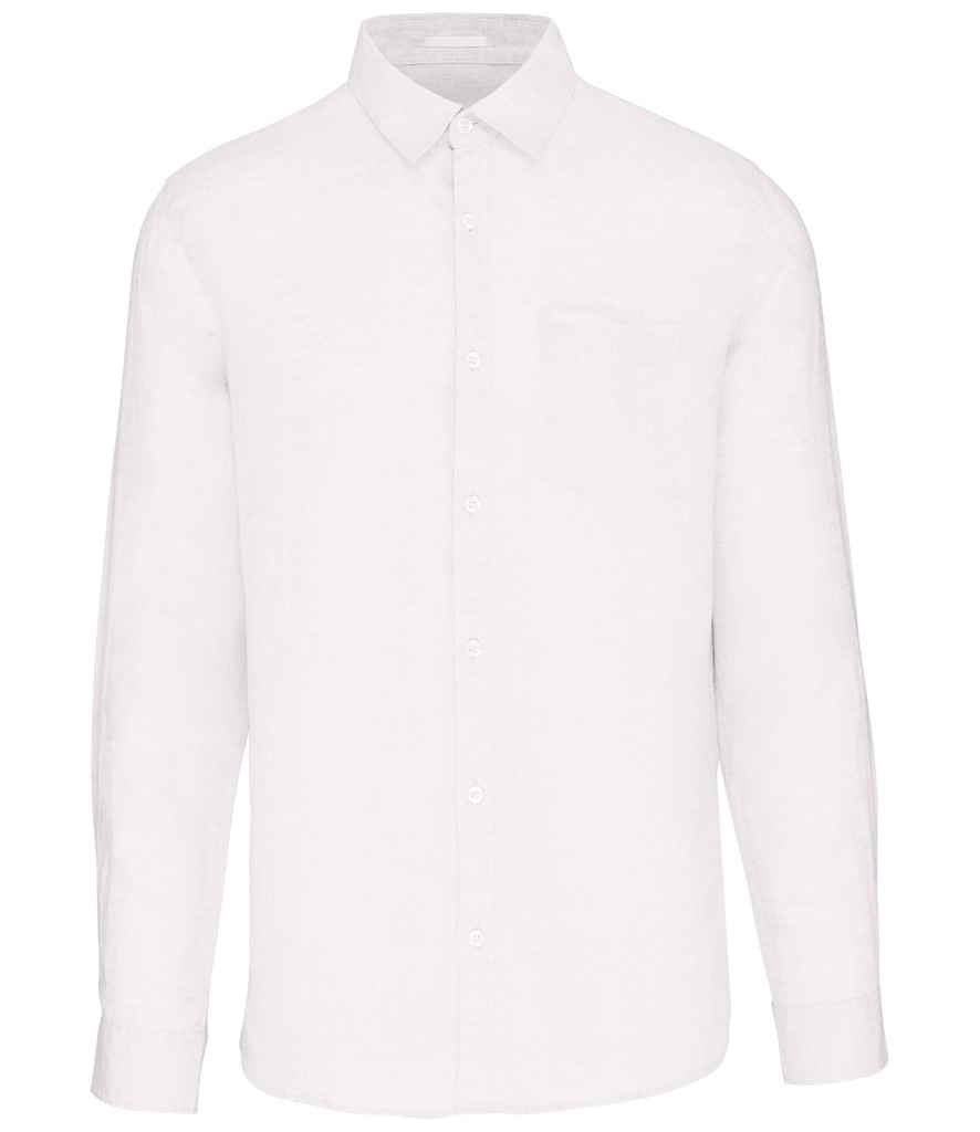 Mens Linen Long Sleeve Shirt