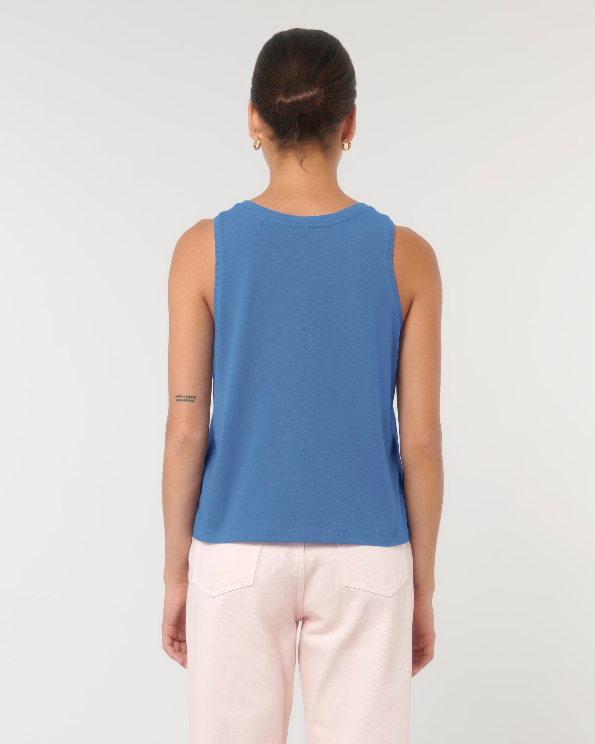 Womens Organic Crop Tank Top