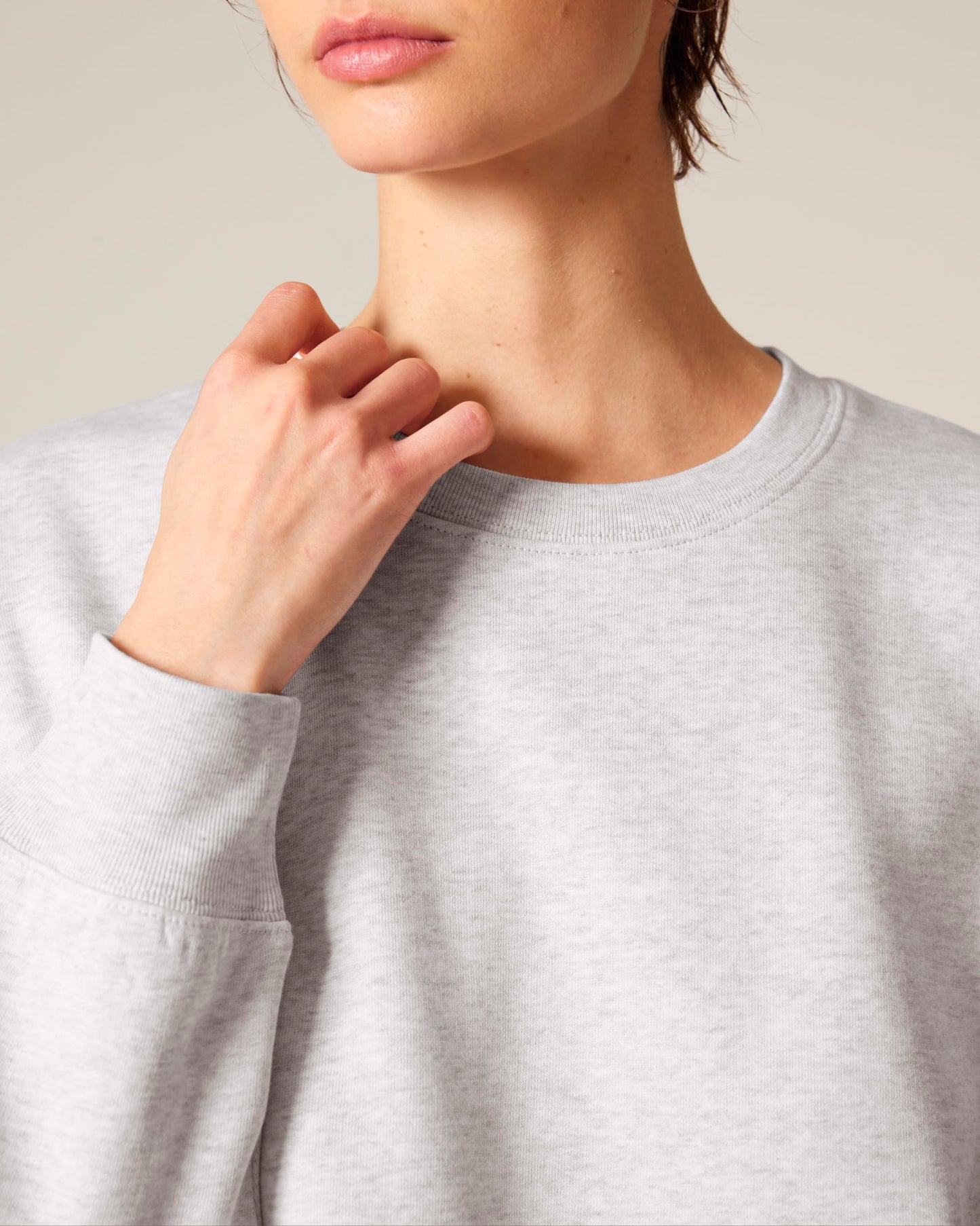 Womens Organic Dropped Shoulder Sweatshirt
