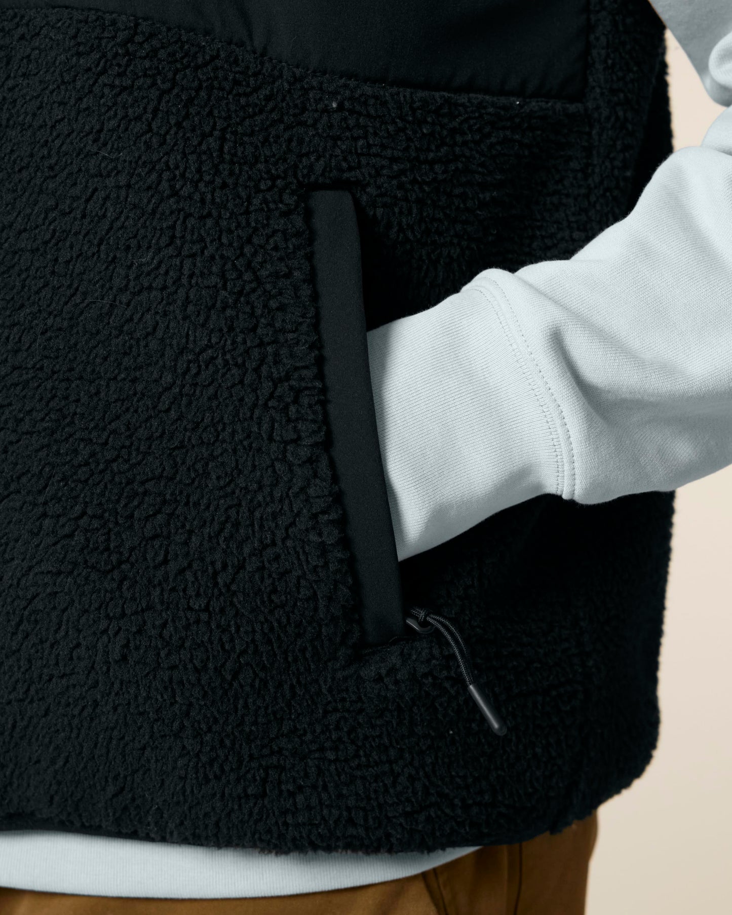 Unisex Recycled Sherpa Fleece Bodywarmer
