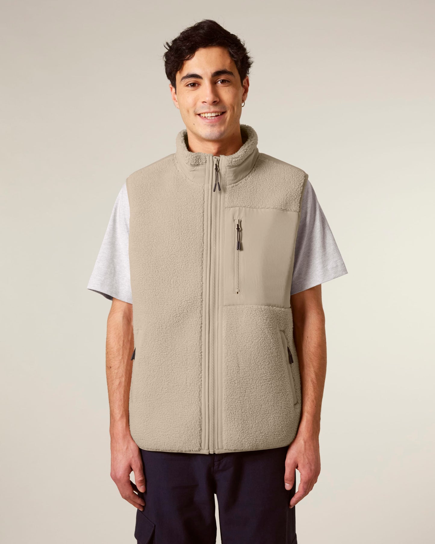 Unisex Recycled Sherpa Fleece Bodywarmer
