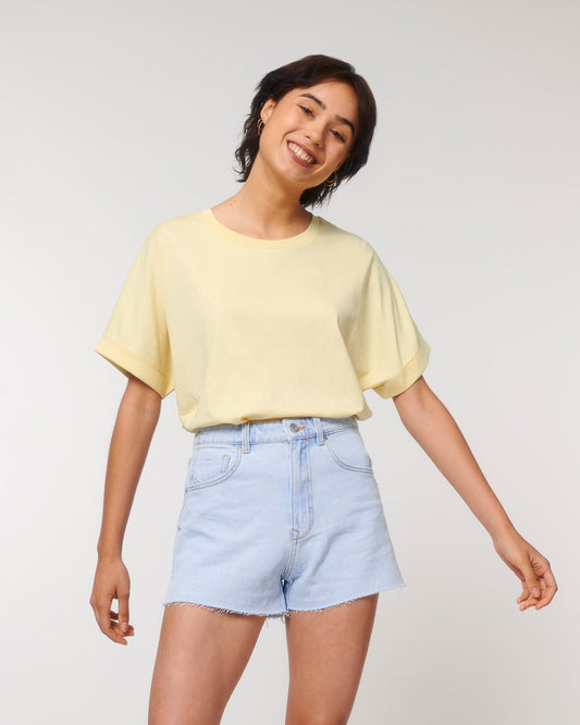 Womens Organic Oversized Dolman Sleeve T-shirt