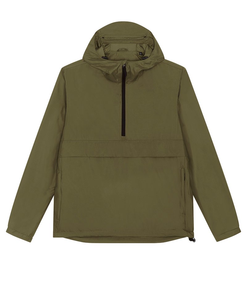 Unisex Recycled Polyester Zip Neck Anorak