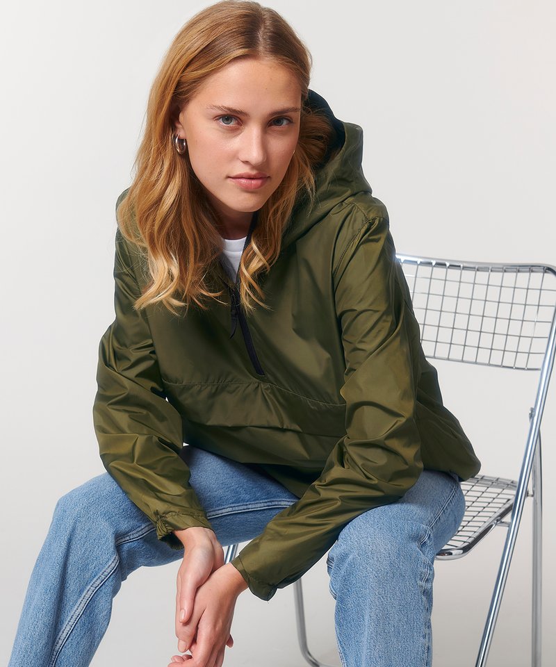 Unisex Recycled Polyester Zip Neck Anorak